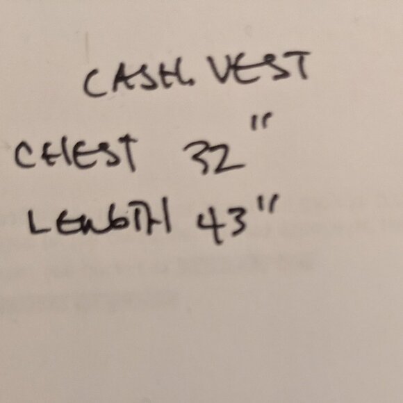 Cashmere Long Vest - Picture 5 of 5